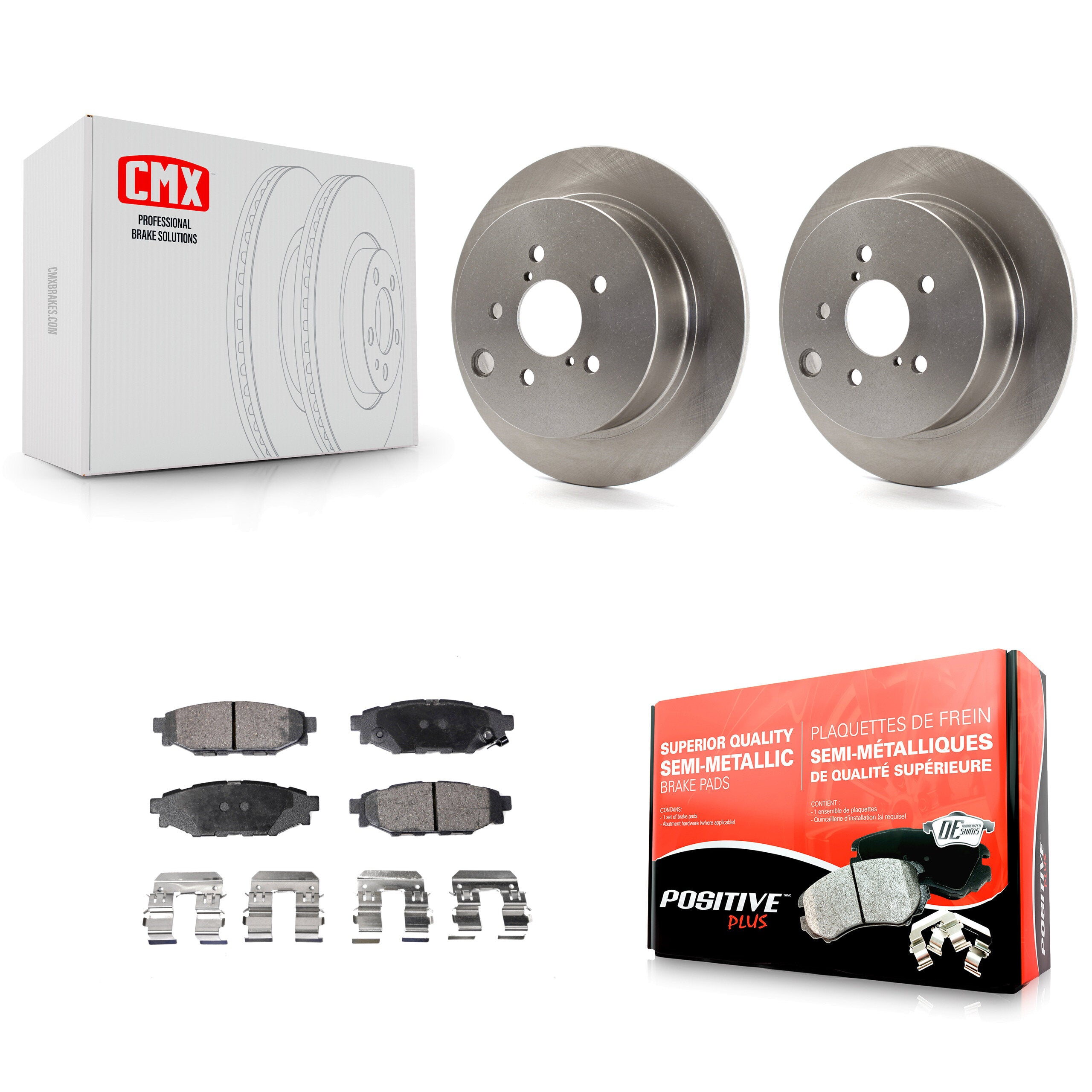 Be In Your Mind – 2 Paires Plaquettes Semi-métalliques Compatible Hayes MX2, MX3, MX4, MX5, CX5 – 27x20mm, Cuivre, Silencieuses