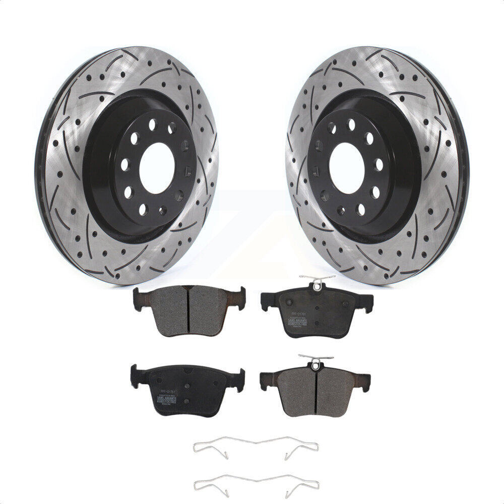 Disque de frein arrière percé ventilé karting 200 mm épaisseur 18 mm