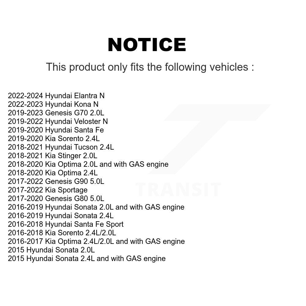 Bobine allumage pour Hyundai Kia Tucson Sorento Sportage Santa Fe Sport Sonata G70 KMP-100017