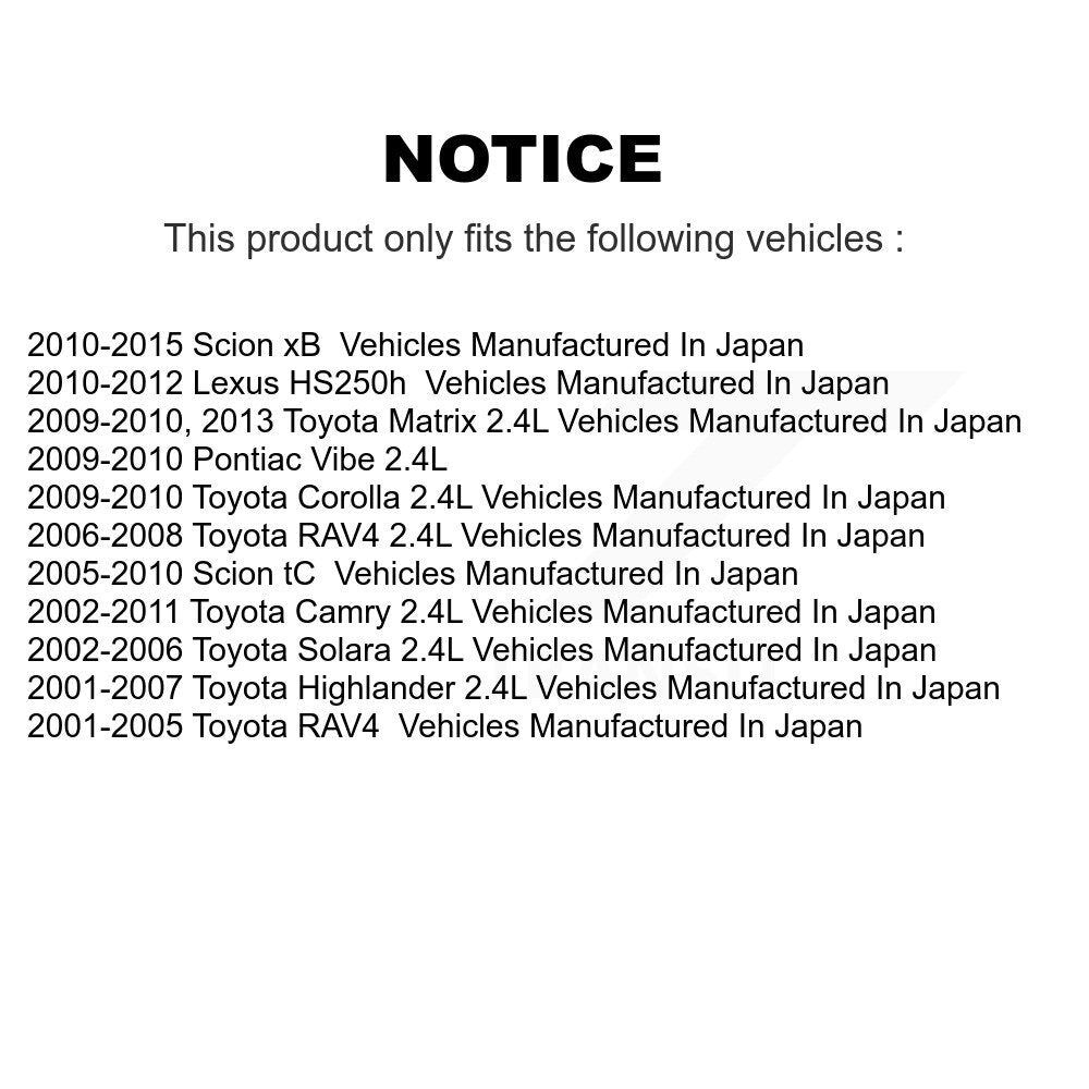 Bobine allumage pour Toyota Camry Corolla Matrix RAV4 Pontiac Vibe Highlander Scion KMP-100187