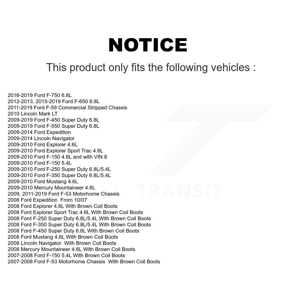 Bobine allumage pour Ford F-150 F-350 Super Duty F-250 Mustang Expedition Explorer KMP-100532