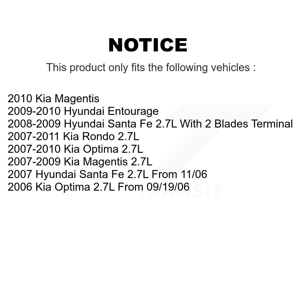 Bobine allumage pour Hyundai Santa Fe Kia Rondo Optima Entourage Magentis KMP-101065