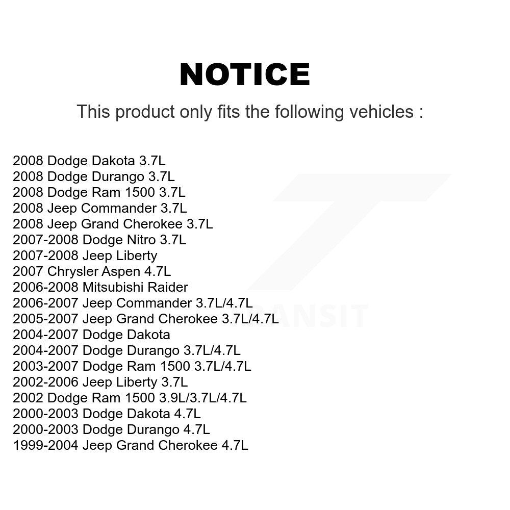 Bobine allumage pour Dodge Ram 1500 Jeep Dakota Liberty Grand Cherokee Nitro Aspen KMP-101121