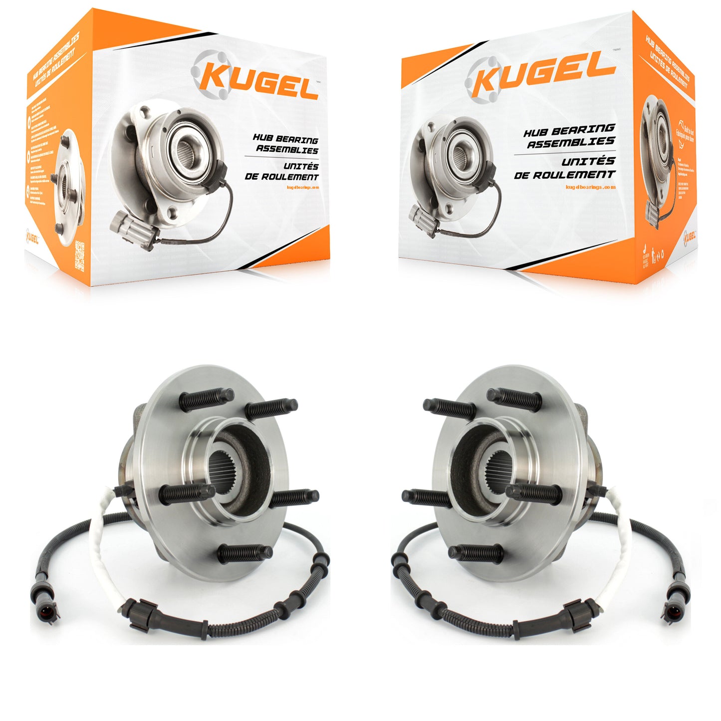 [Avant] Kit d'ensemble roulement de roue et moyeu pour Ford F-150 Heritage 4WD avec 4-Wheel ABS K70-100385