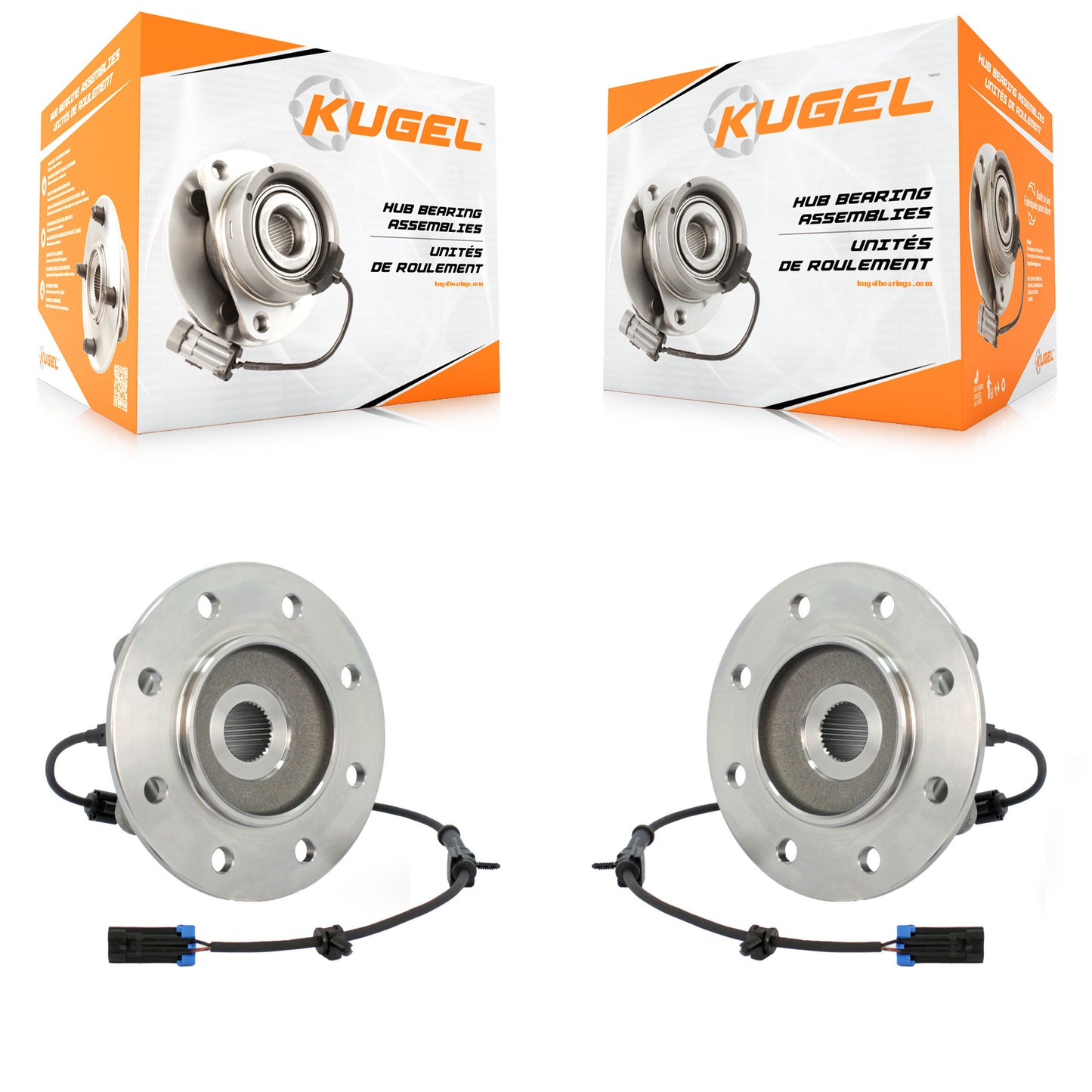 [Avant] Kit d'ensemble roulement de roue et moyeu pour Chevrolet K1500 K2500 GMC K3500 Suburban K70-100392