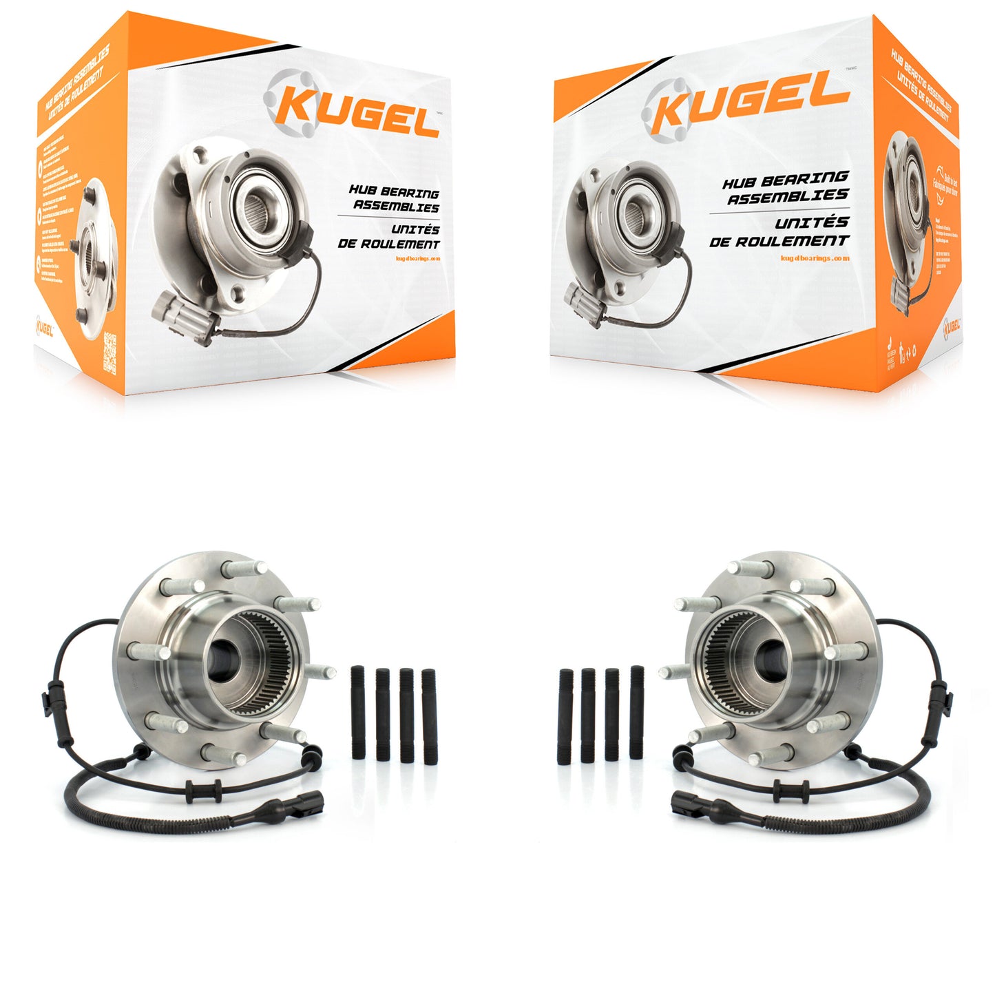 [Avant] Kit d'ensemble roulement de roue et moyeu pour Ford F-250 Super Duty F-350 Excursion K70-100401