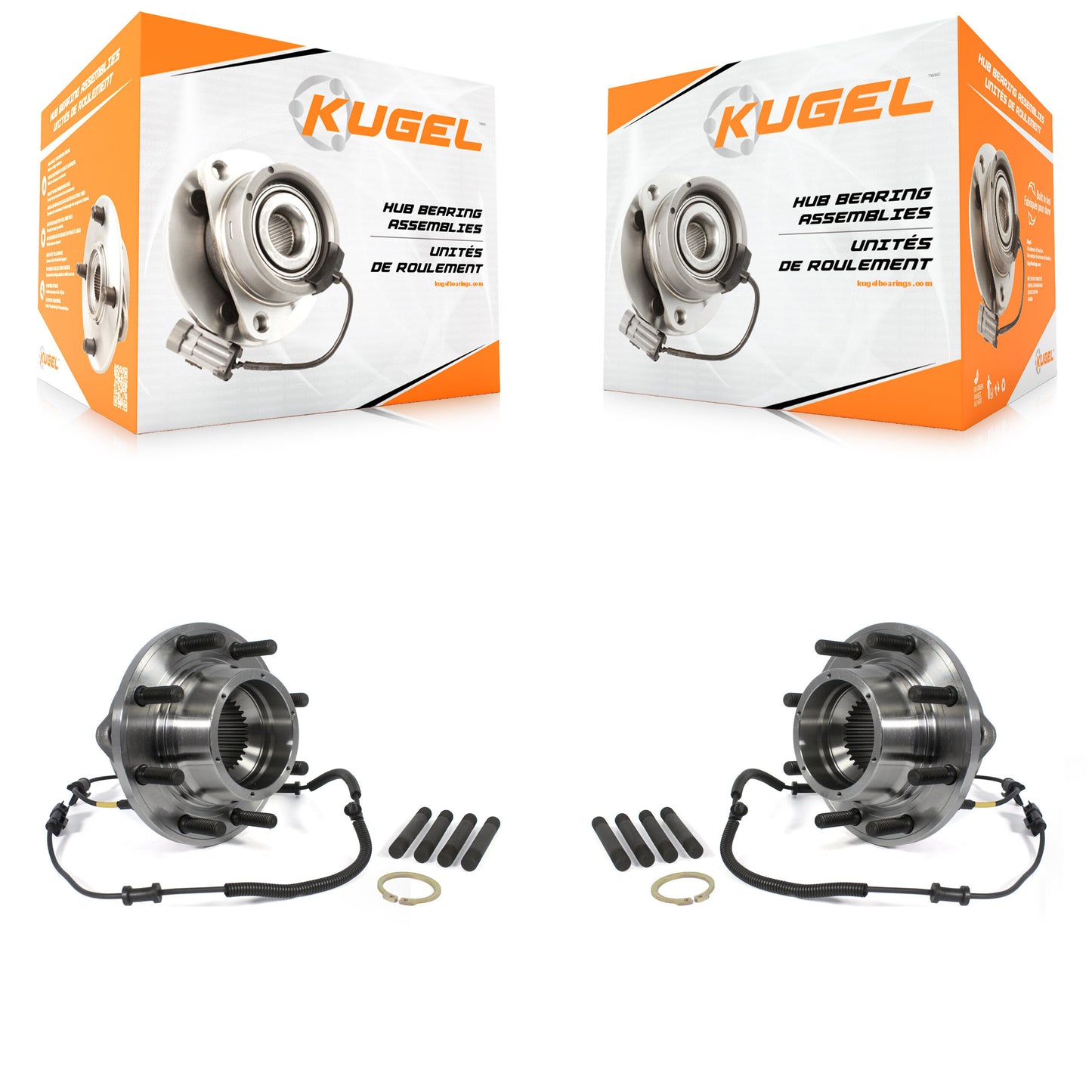 [Avant] Kit d'ensemble roulement de roue et moyeu pour 2011-2016 Ford F-350 Super Duty 4WD avec Dual Rear Wheels K70-100447