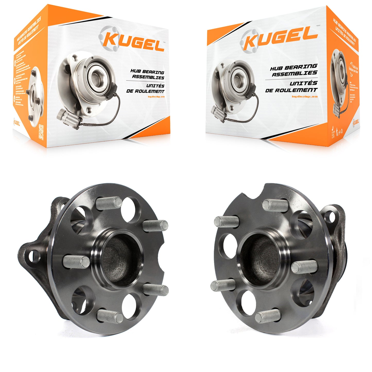 [Arrière] Kit d'ensemble roulement de roue et moyeu pour 2009-2016 Toyota Venza FWD K70-100463