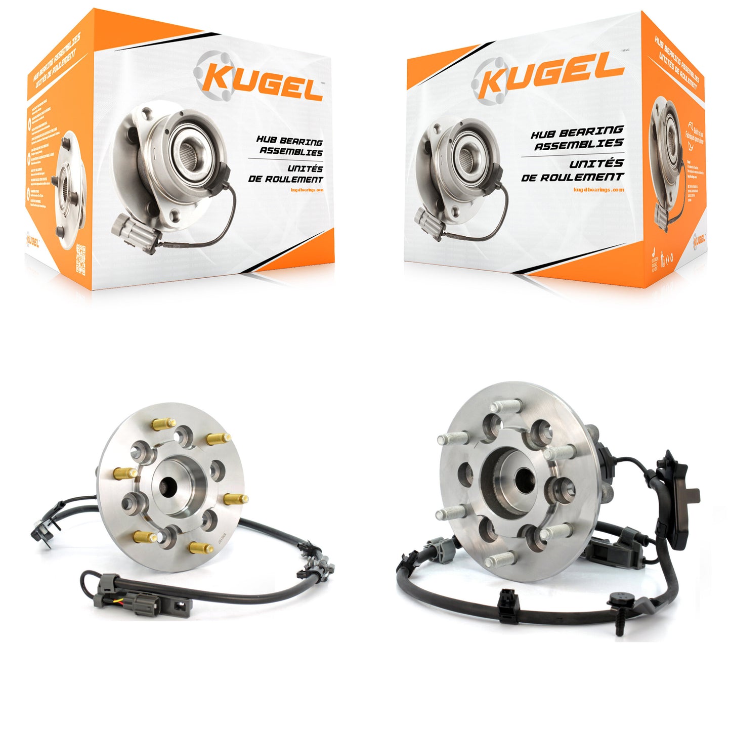 [Avant] Kit d'ensemble roulement de roue et moyeu pour Chevrolet Colorado GMC Canyon Isuzu i-290 i-280 avec Sport Chassis Package (ZQ8) K70-100475
