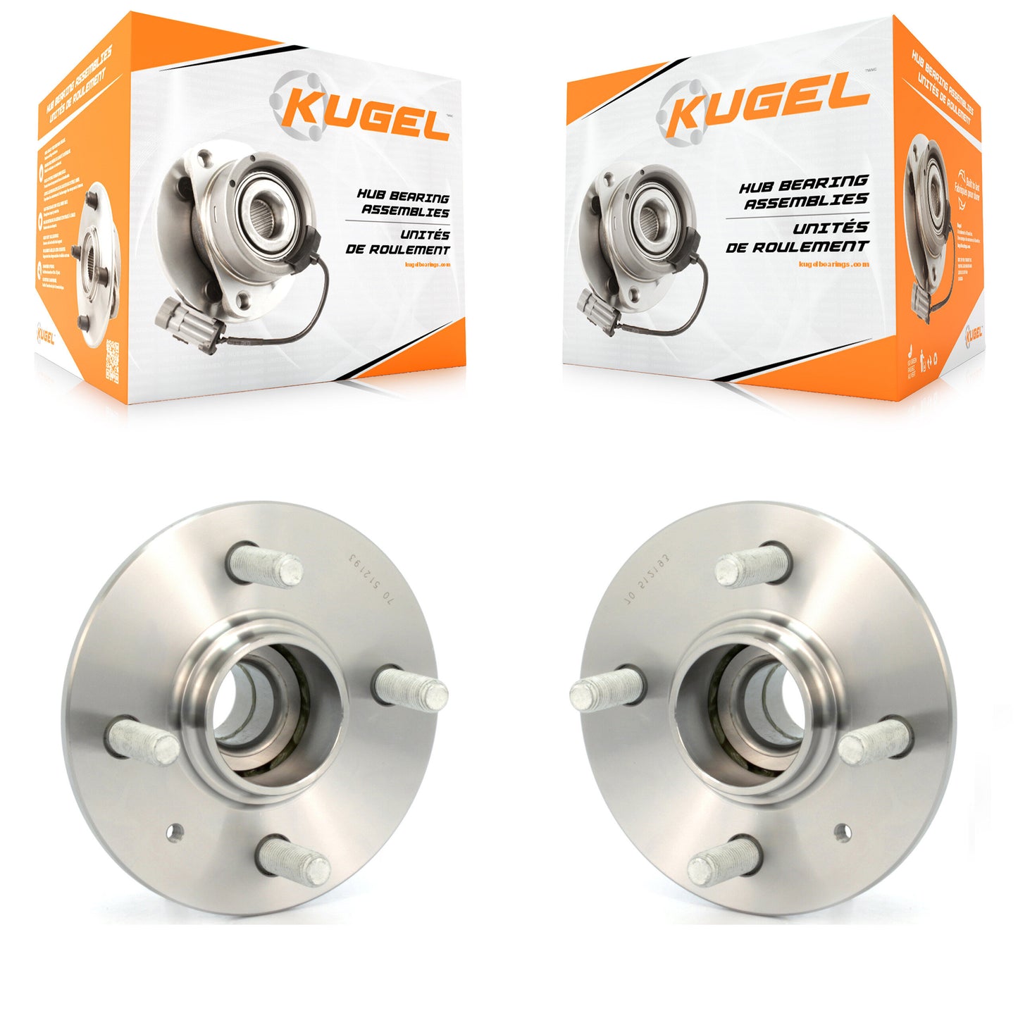 [Arrière] Kit d'ensemble roulement de roue et moyeu pour Hyundai Accent K70-100595