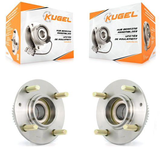 [Arrière] Kit d'ensemble roulement de roue et moyeu pour Hyundai Elantra Kia Spectra Spectra5 4-Wheel ABS K70-100597