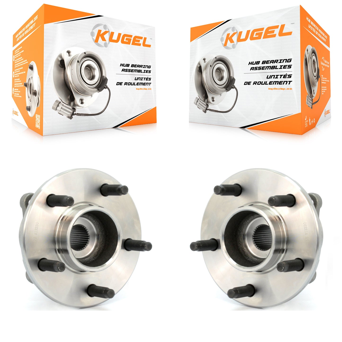 [Arrière] Kit d'ensemble roulement de roue et moyeu pour Saturn Vue Chevrolet Equinox Pontiac Torrent Non-ABS K70-100610