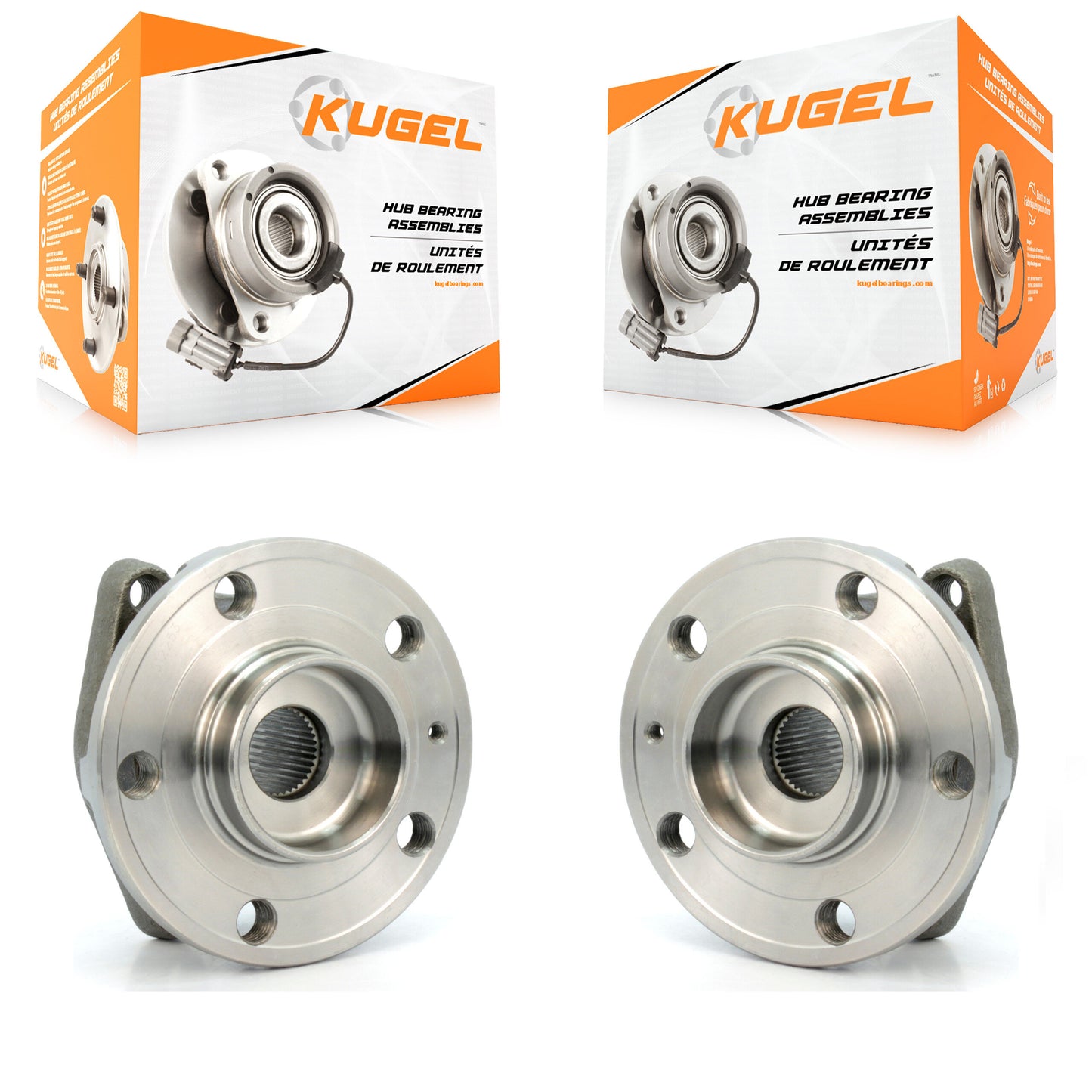 [Arrière] Kit d'ensemble roulement de roue et moyeu pour Volvo S60 V70 XC70 S80 K70-100619
