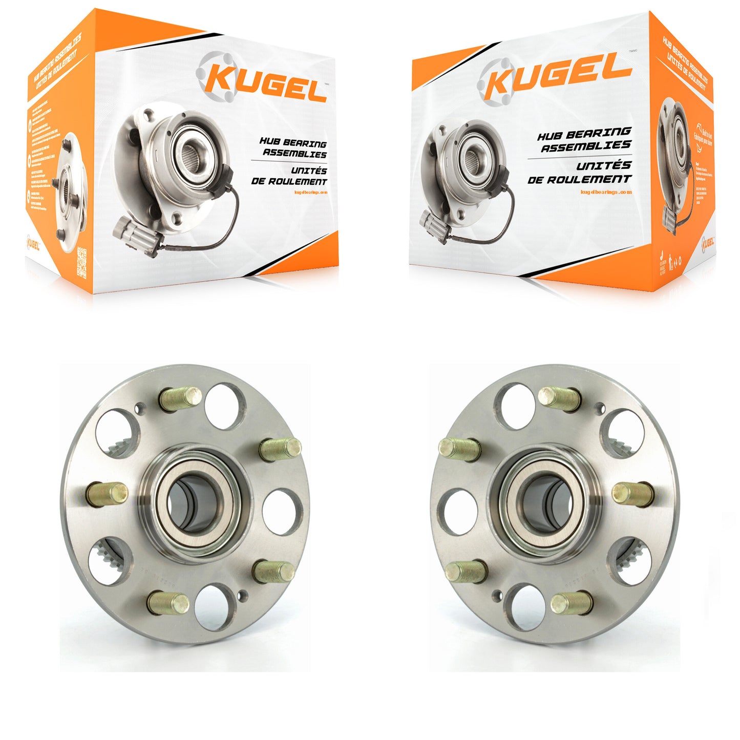[Arrière] Kit d'ensemble roulement de roue et moyeu pour Honda Civic Acura RSX K70-100622