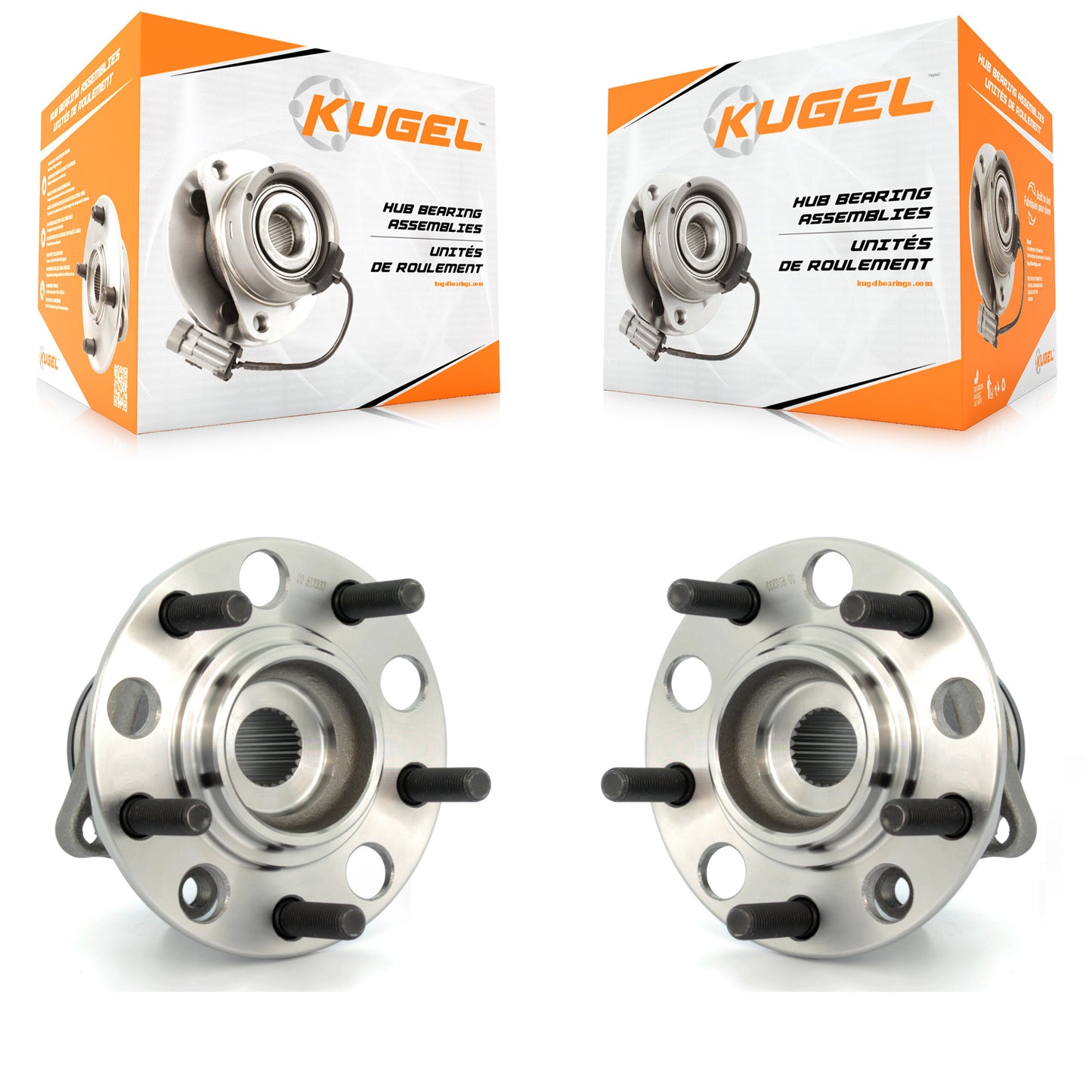 [Arrière] Kit d'ensemble roulement de roue et moyeu pour Jeep Patriot Compass Dodge Caliber K70-100668