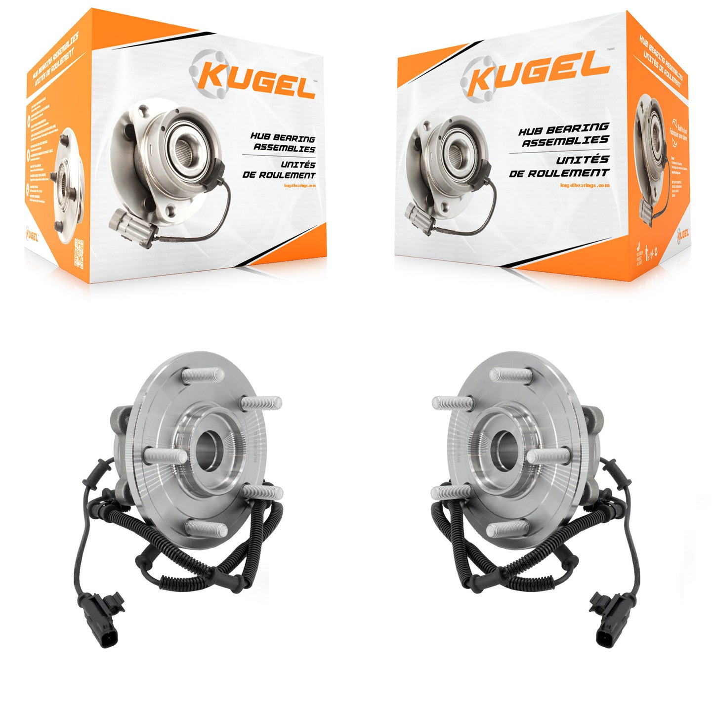 [Arrière] Kit d'ensemble roulement de roue et moyeu pour Chrysler Town & Country Dodge Grand Caravan Volkswagen Routan K70-100687