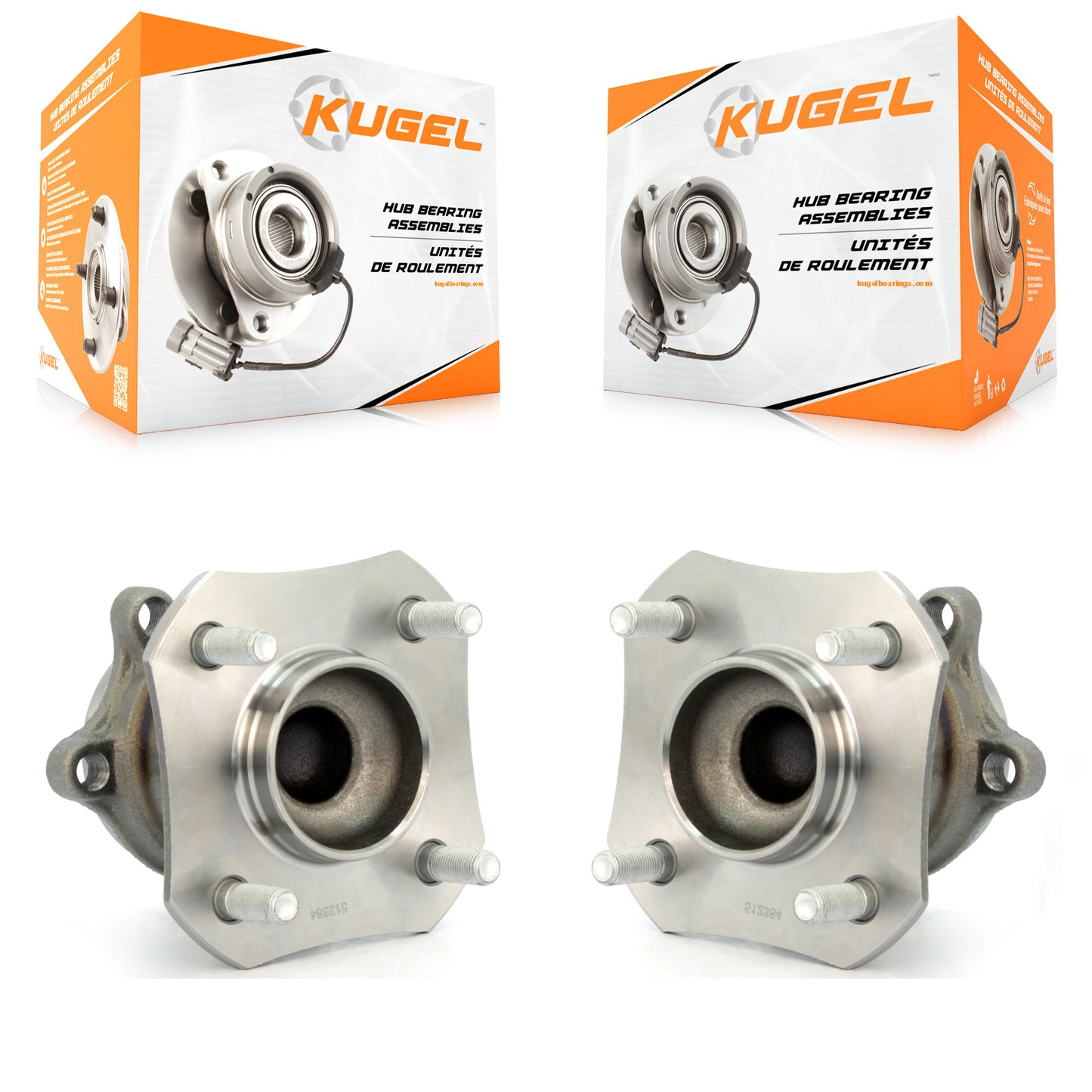 [Arrière] Kit d'ensemble roulement de roue et moyeu pour 2007-2012 Nissan Sentra 2.0L avec 4-Wheel ABS K70-100702