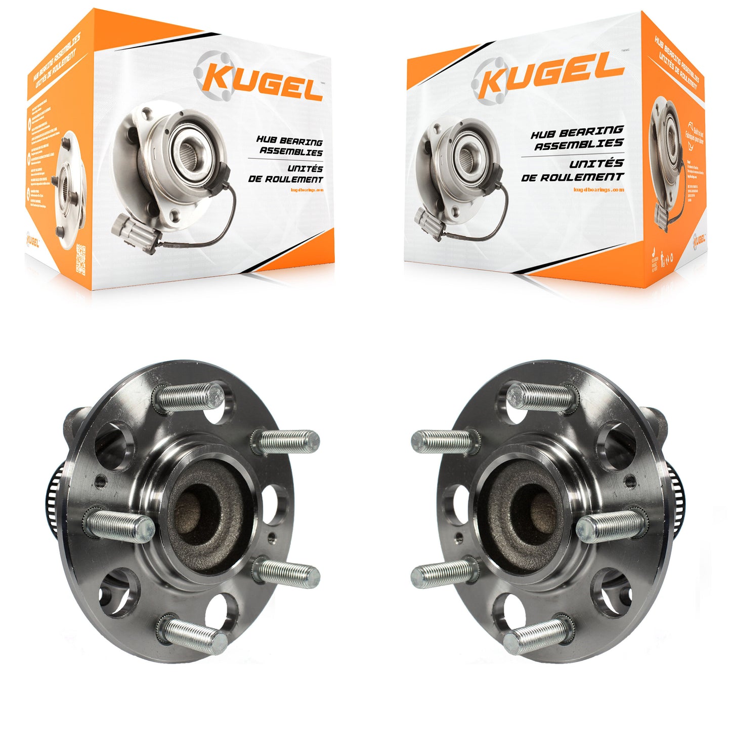 [Arrière] Kit d'ensemble roulement de roue et moyeu pour 2008-2010 Hyundai Elantra Non-ABS K70-100717