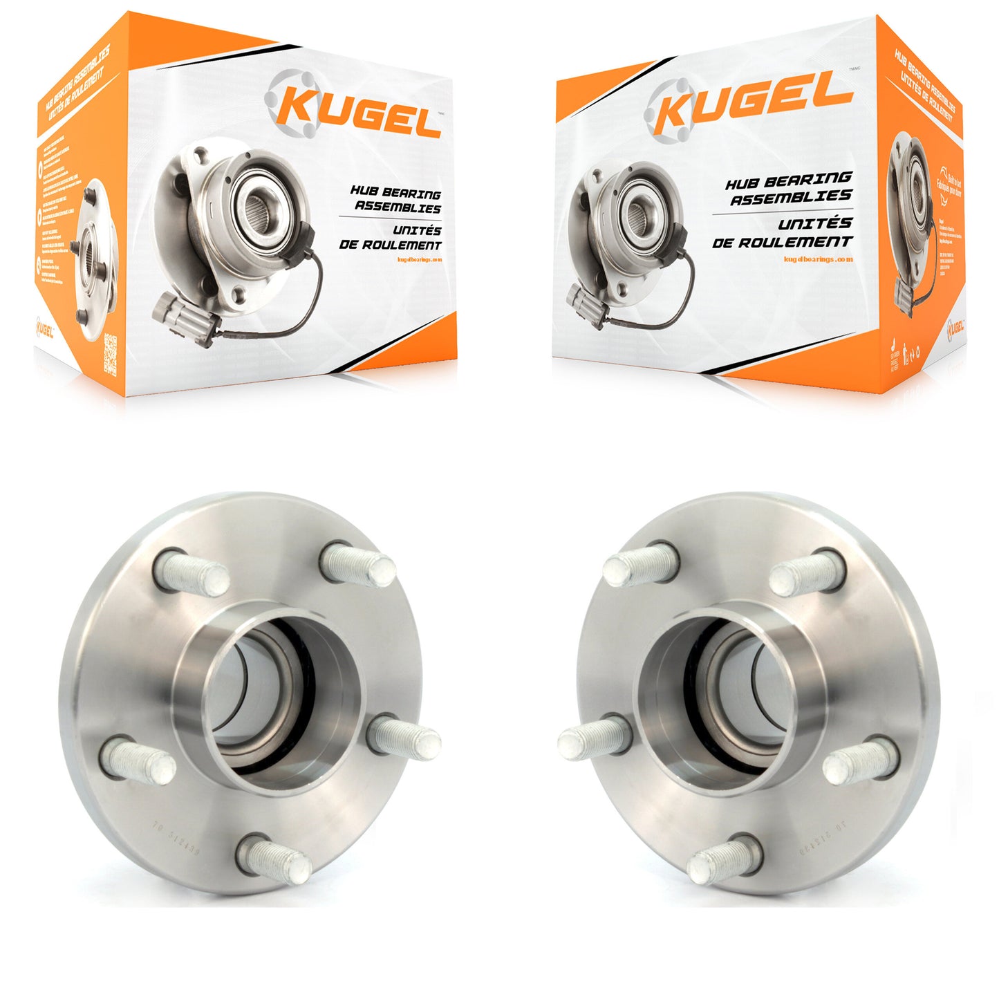 [Arrière] Kit d'ensemble roulement de roue et moyeu pour 2010-2013 Ford Transit Connect K70-100731