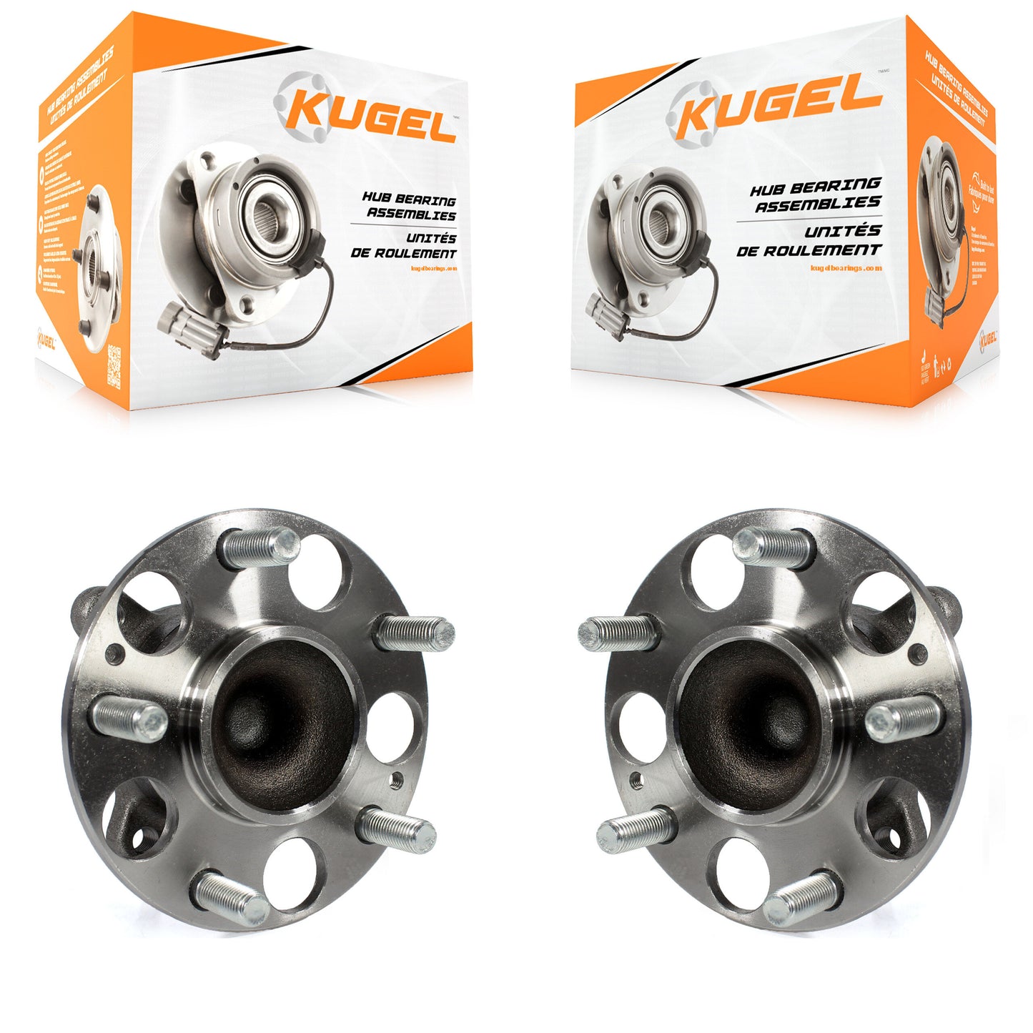 [Arrière] Kit d'ensemble roulement de roue et moyeu pour Honda Civic K70-100735