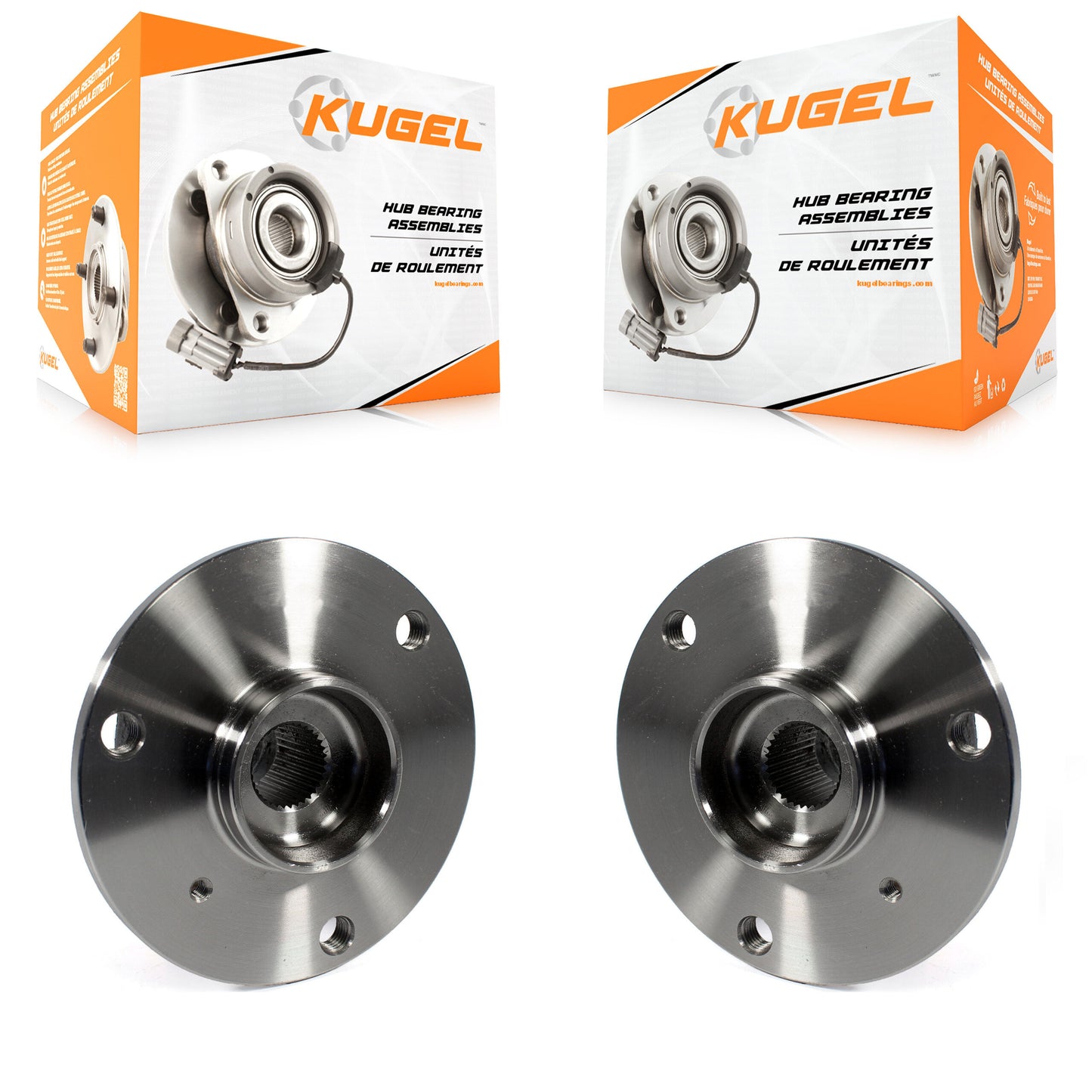 [Arrière] Ensemble roulement de roue et moyeu pour 2008-2018 Smart Fortwo K70-100740