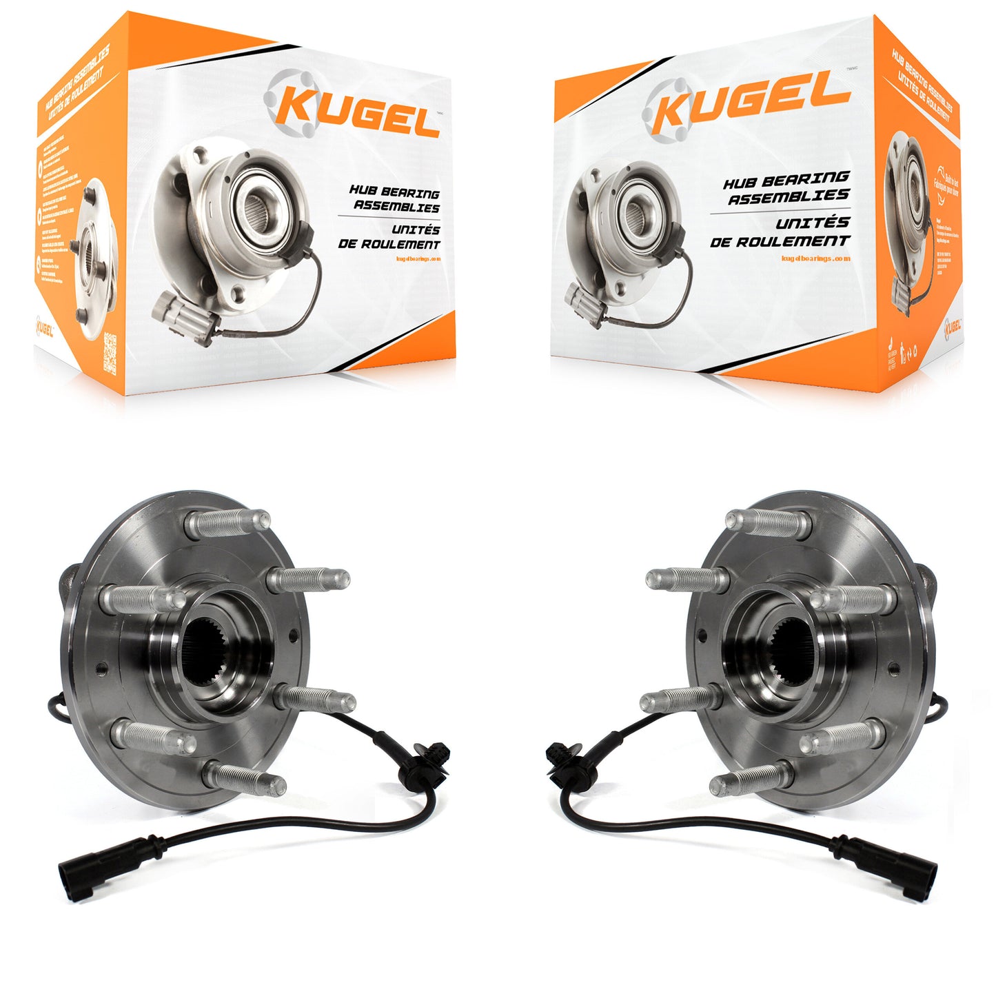 [Arrière] Kit d'ensemble roulement de roue et moyeu pour 2017-2019 Cadillac XTS avec 6 Lug Wheels K70-100783