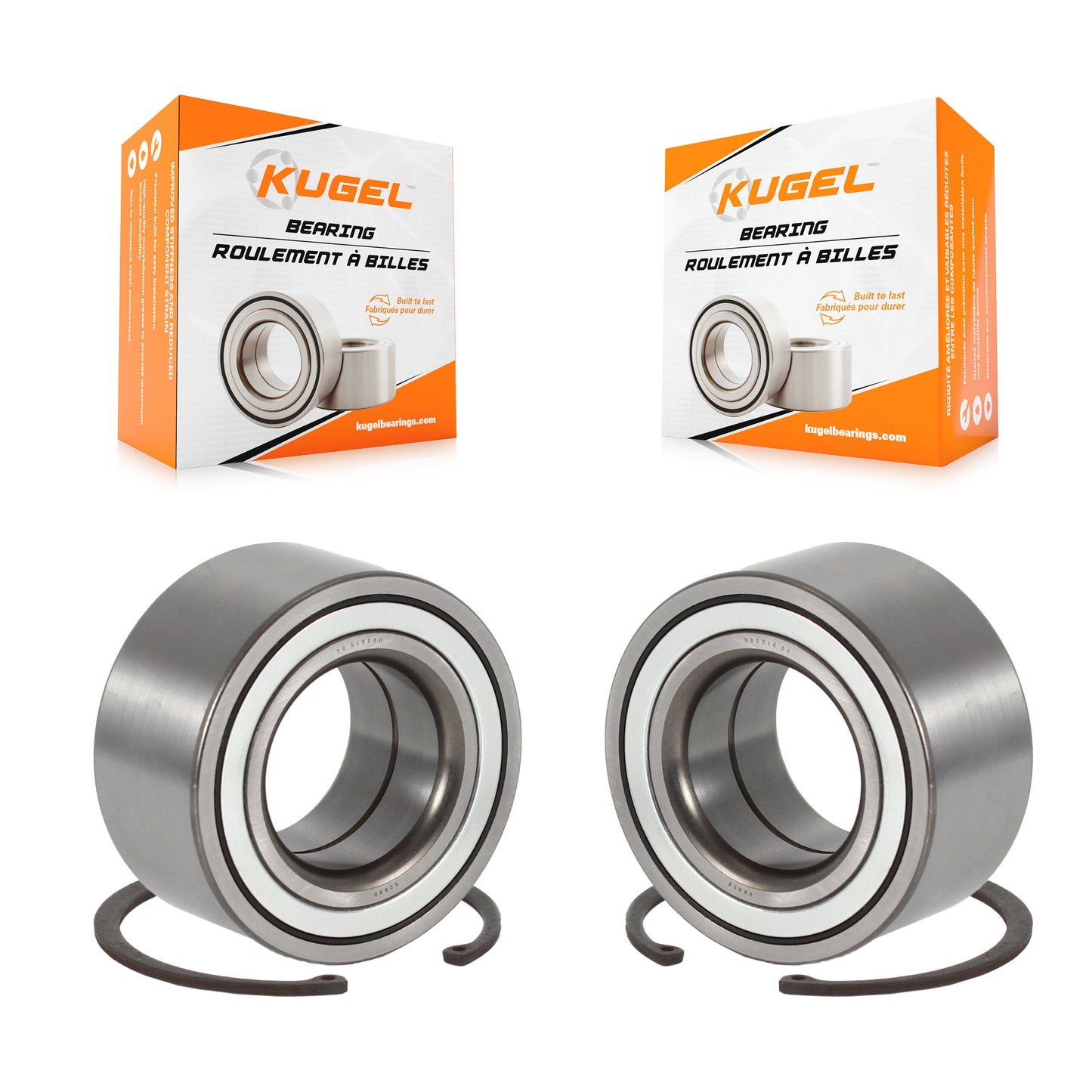 [Arrière] Kit de Roulement de roue pour BMW X3 325i Z3 330Ci M3 330i 325xi Z4 740iL 740i 750iL Z8 850i 840Ci 850Ci 850CSi K70-101057