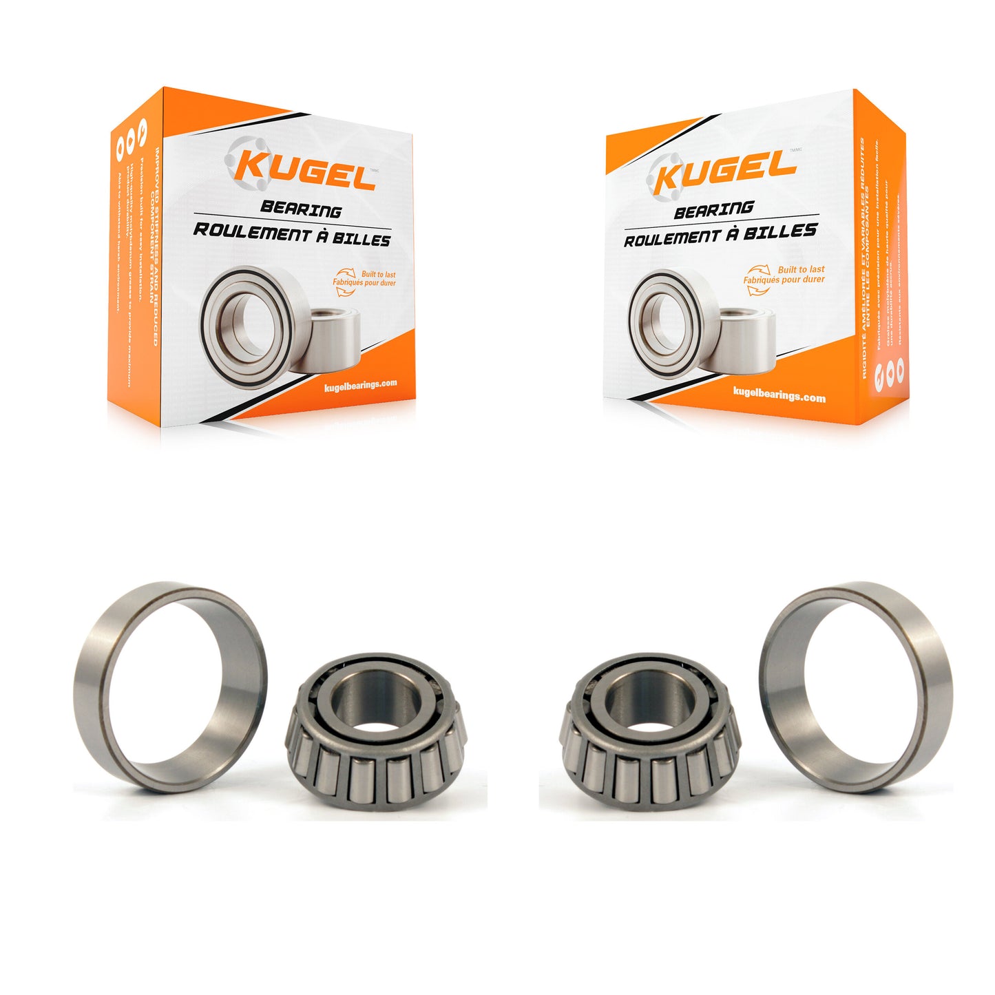 [Extérieur arrière] Kit d'ensemble roulement de roue et cage pour Kia Rio Nissan Honda Sentra Accord Audi Mercury Mazda Capri Maxima Prelude A4 323 Stanza Civic 626 Plymouth Dodge Reliant 5000 Tracer Cabriolet Pulsar K70-101125