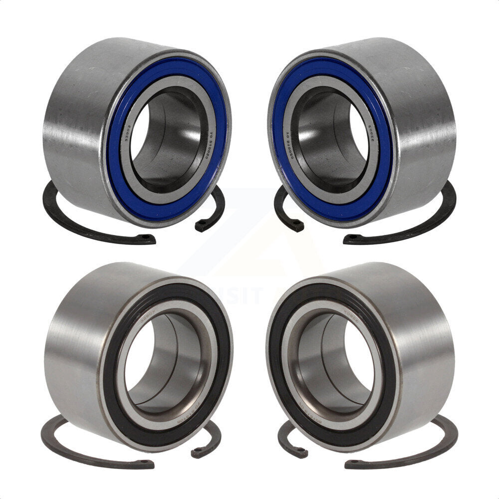 [Avant + Arrière] Kit de Roulement de roue pour 1988 Audi 80 Quattro Non-ABS K70-101133 par Kugel