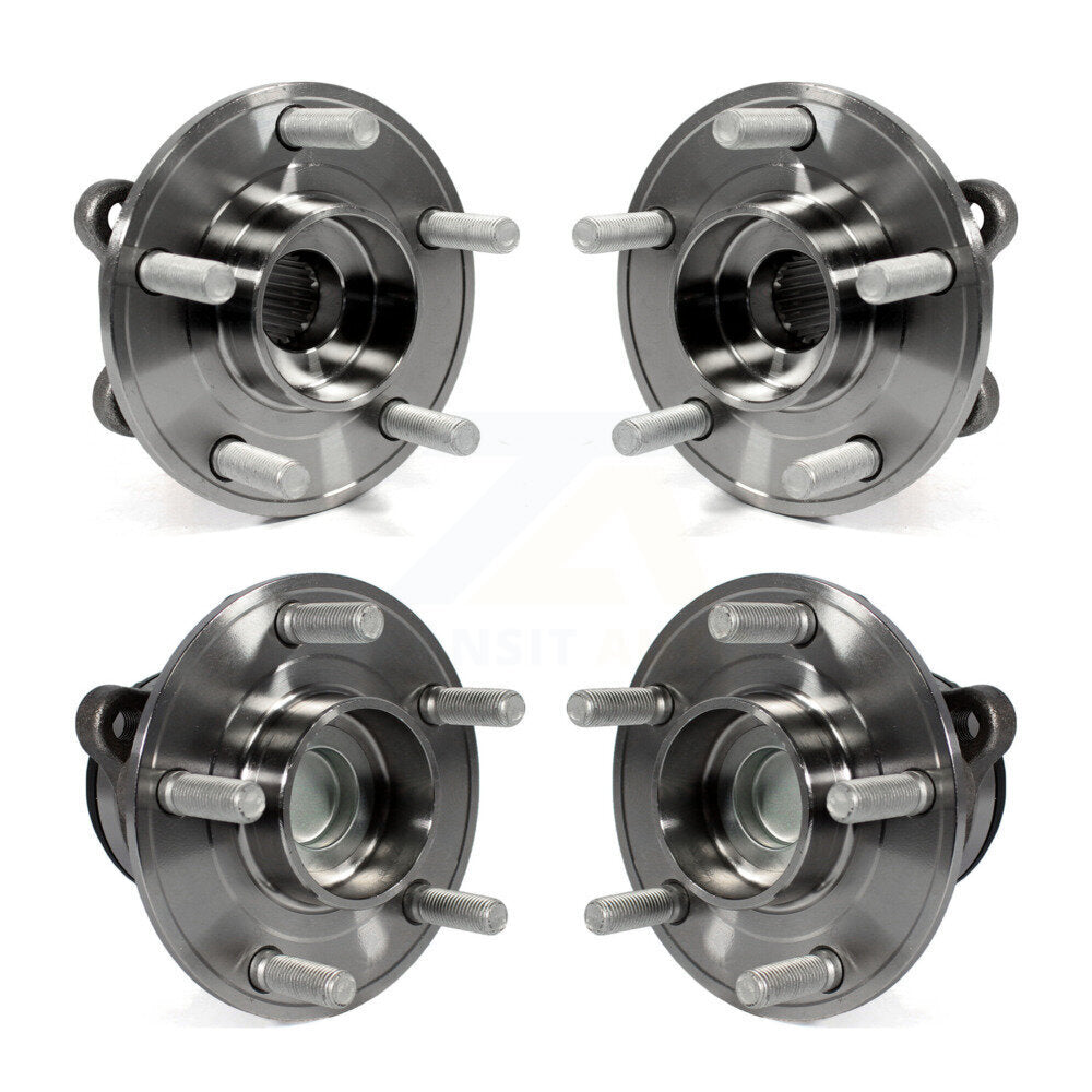 [Avant + Arrière] Kit d'ensemble roulement de roue et moyeu pour Ford Fusion Lincoln MKZ Police Responder Hybrid SSV Plug-In K70-101159