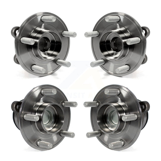 [Avant + Arrière] Kit d'ensemble roulement de roue et moyeu pour Ford Fusion Lincoln MKZ Police Responder Hybrid SSV Plug-In K70-101159