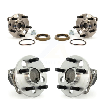 [Avant + Arrière] Kit d'ensemble roulement de roue et moyeu pour Chevrolet Cavalier Pontiac Sunfire Grand Am Corsica Buick Skylark Oldsmobile Achieva Beretta Sunbird K70-101160