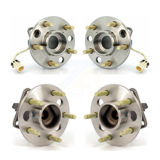 [Avant + Arrière] Kit d'ensemble roulement de roue et moyeu pour Buick Riviera Cadillac Oldsmobile Aurora Eldorado Seville Toronado K70-101163