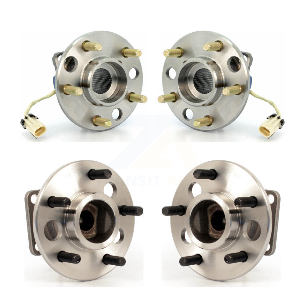 [Avant + Arrière] Kit d'ensemble roulement de roue et moyeu pour Oldsmobile Cutlass Ciera Buick Century Chevrolet Lumina APV Pontiac Trans Sport Silhouette Cruiser K70-101164