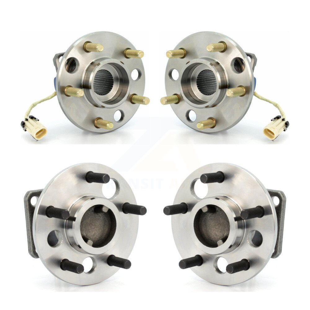 [Avant + Arrière] Kit d'ensemble roulement de roue et moyeu pour 1991 Buick LeSabre Non-ABS avec 33 Splines K70-101165