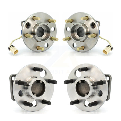 [Avant + Arrière] Kit d'ensemble roulement de roue et moyeu pour 1991 Buick LeSabre Non-ABS avec 33 Splines K70-101165
