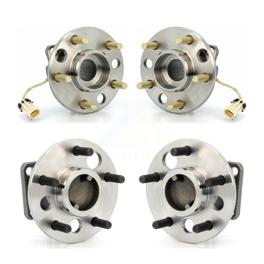 [Avant + Arrière] Kit d'ensemble roulement de roue et moyeu pour 1991 Buick LeSabre Non-ABS avec 33 Splines K70-101165