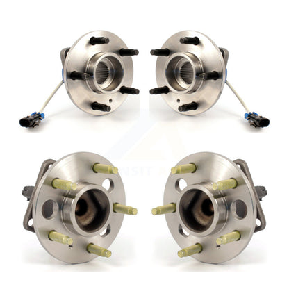 [Avant + Arrière] Kit d'ensemble roulement de roue et moyeu pour Buick LeSabre Cadillac Lucerne DeVille DTS Park Avenue Pontiac Bonneville Seville Oldsmobile Aurora Riviera K70-101172