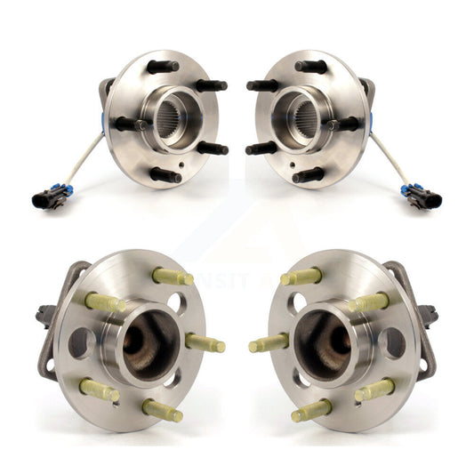 [Avant + Arrière] Kit d'ensemble roulement de roue et moyeu pour Buick LeSabre Cadillac Lucerne DeVille DTS Park Avenue Pontiac Bonneville Seville Oldsmobile Aurora Riviera K70-101172