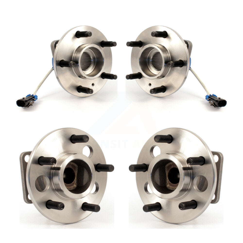 [Avant + Arrière] Kit d'ensemble roulement de roue et moyeu pour Chevrolet Impala Pontiac Grand Prix Buick LaCrosse Monte Carlo Venture Limited Regal Oldsmobile Montana Century Intrigue Silhouette Aztek Trans K70-101173