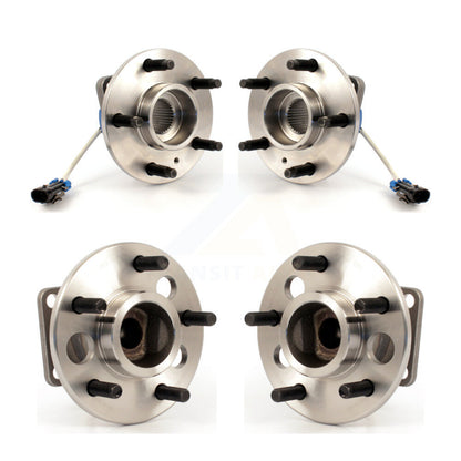 [Avant + Arrière] Kit d'ensemble roulement de roue et moyeu pour Chevrolet Impala Pontiac Grand Prix Buick LaCrosse Monte Carlo Venture Limited Regal Oldsmobile Montana Century Intrigue Silhouette Aztek Trans K70-101173