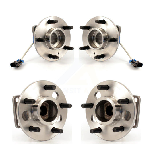 [Avant + Arrière] Kit d'ensemble roulement de roue et moyeu pour Chevrolet Impala Pontiac Grand Prix Buick LaCrosse Monte Carlo Venture Limited Regal Oldsmobile Montana Century Intrigue Silhouette Aztek Trans K70-101173