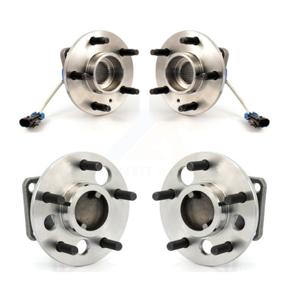 [Avant + Arrière] Kit d'ensemble roulement de roue et moyeu pour 2001-2002 Pontiac Aztek FWD avec Non-ABS K70-101174