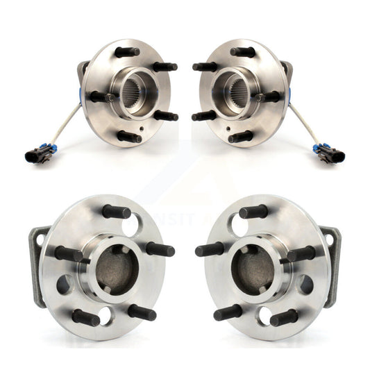 [Avant + Arrière] Kit d'ensemble roulement de roue et moyeu pour 2001-2002 Pontiac Aztek FWD avec Non-ABS K70-101174