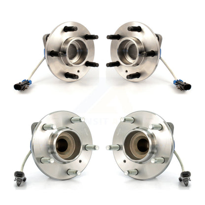 [Avant + Arrière] Kit d'ensemble roulement de roue et moyeu pour Buick Rendezvous Chevrolet Uplander Pontiac Montana Terraza K70-101175