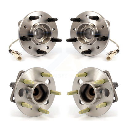 [Avant + Arrière] Kit d'ensemble roulement de roue et moyeu pour Chevrolet Malibu Pontiac Grand Am Oldsmobile Cutlass K70-101183