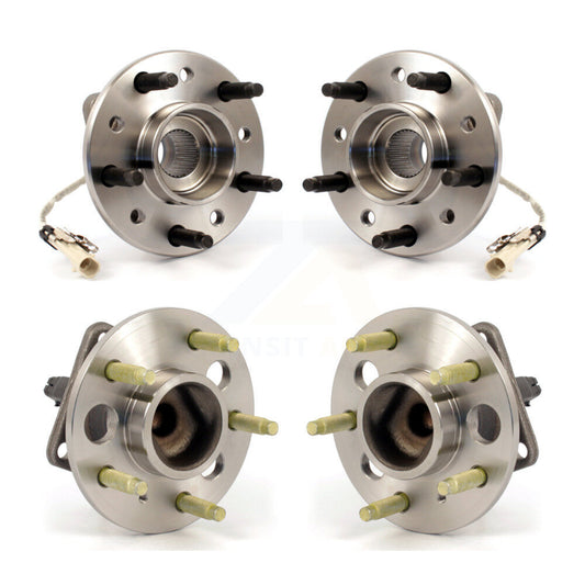 [Avant + Arrière] Kit d'ensemble roulement de roue et moyeu pour Chevrolet Malibu Pontiac Grand Am Oldsmobile Cutlass K70-101183