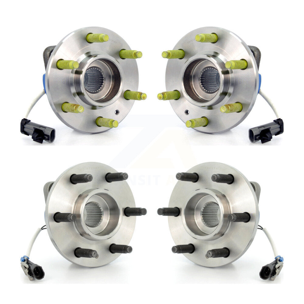 [Avant + Arrière] Kit d'ensemble roulement de roue et moyeu pour 2004-2009 Cadillac SRX AWD K70-101200