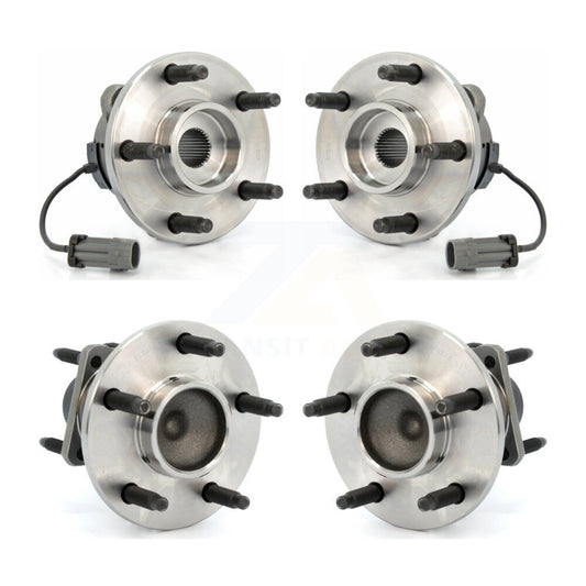 [Avant + Arrière] Kit d'ensemble roulement de roue et moyeu pour Chevrolet Cobalt HHR Saturn Ion Pontiac G5 Pursuit K70-101204