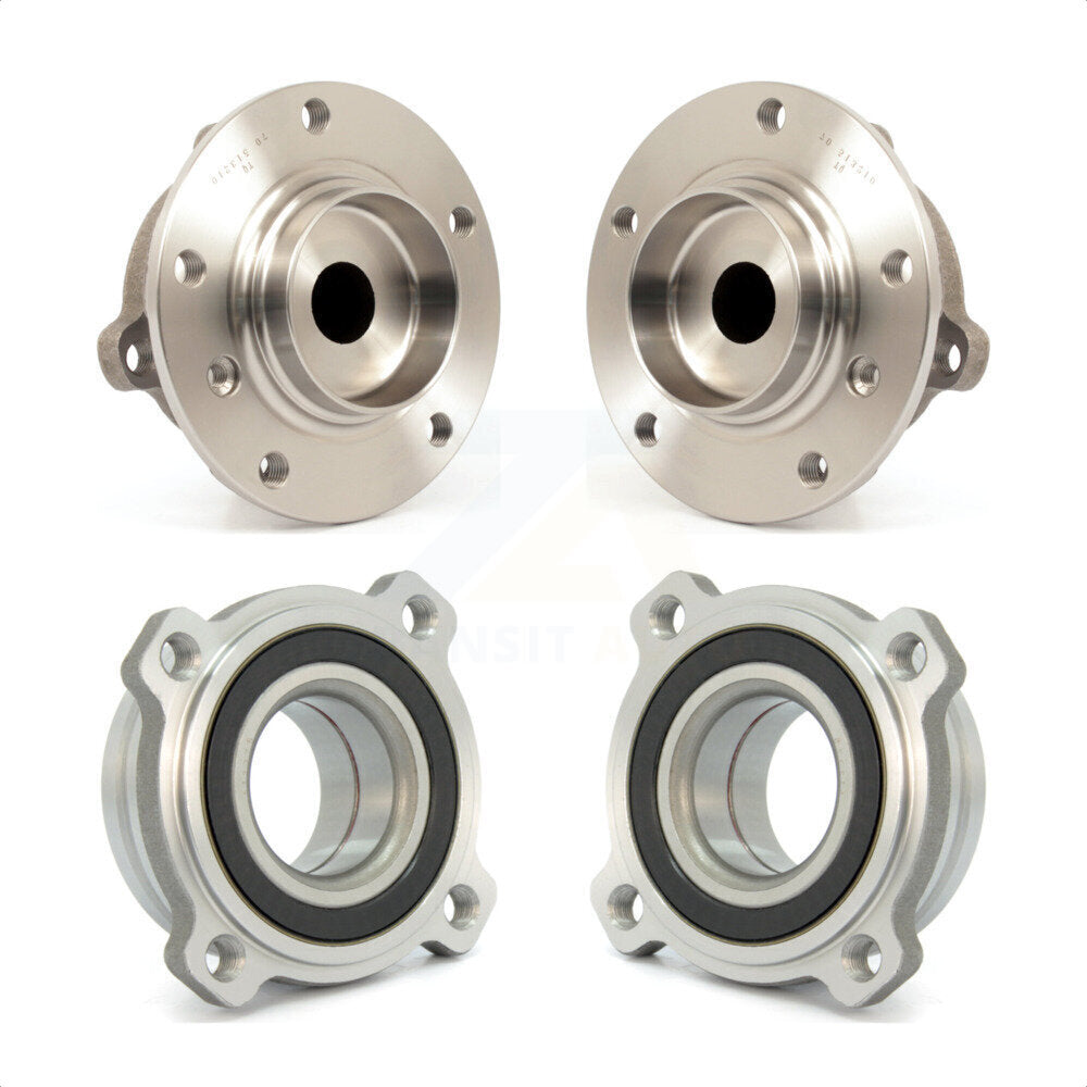 [Avant + Arrière] Kit d'ensemble roulement de roue et moyeu pour BMW 528i 530i 525i 535i 550i 545i K70-101207 par Kugel